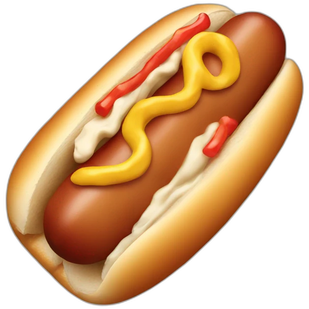 hot dog emoji