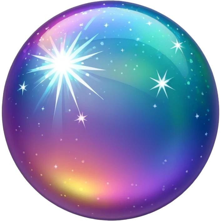 bolinha glitter emoji