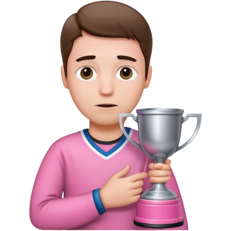 Sad face with preppy Stanley cup emoji