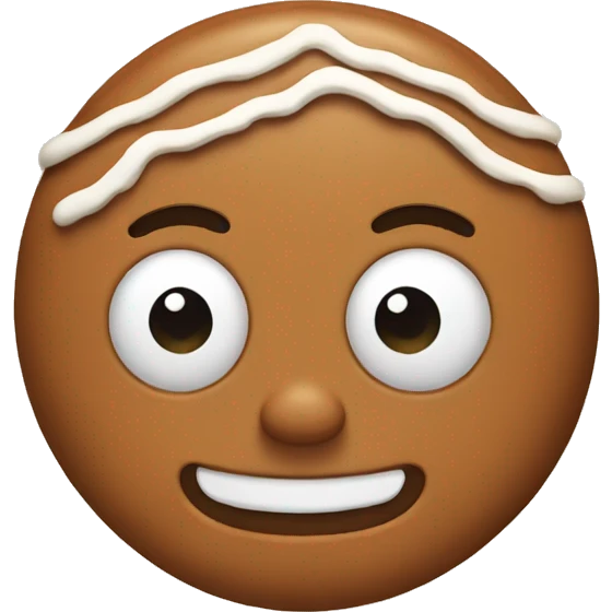 Gingerbread emoji