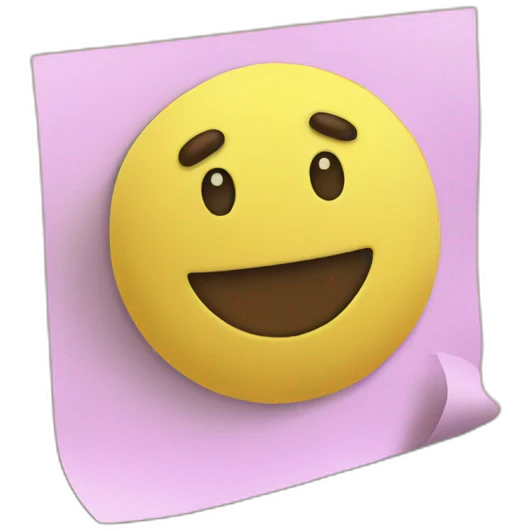 Pin sticky notes emoji