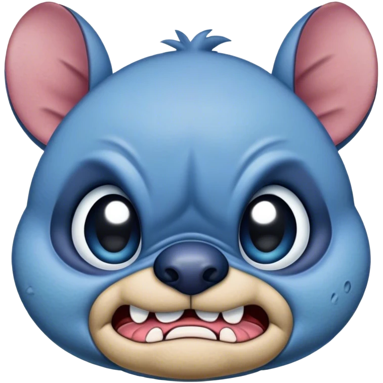 Stitch pas content emoji