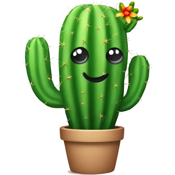 Decorated cactus  emoji