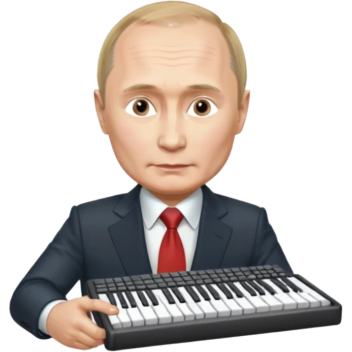 Putin with keyboard emoji