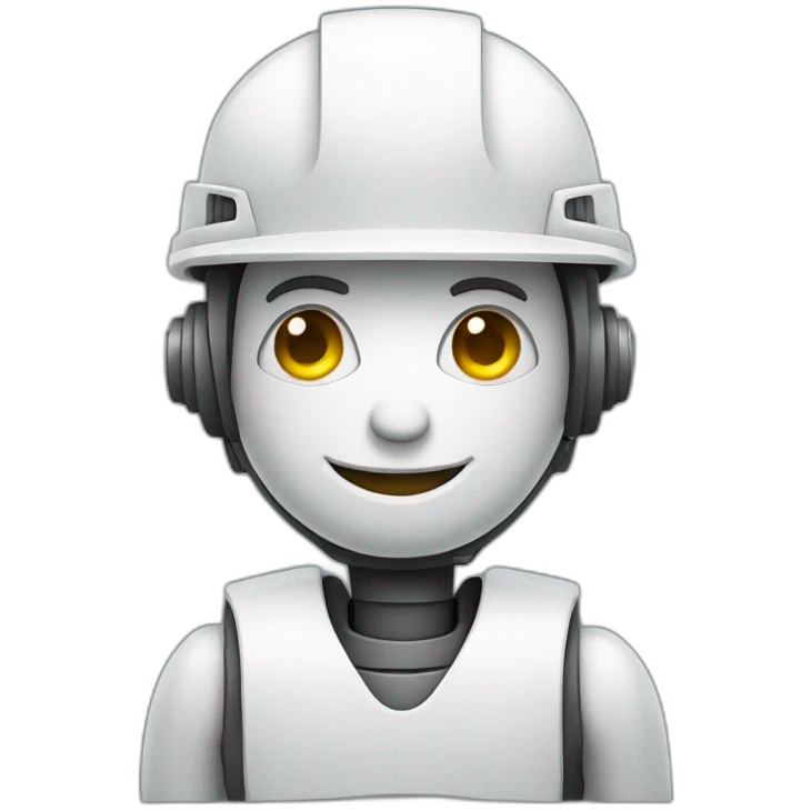 engineer robot smile emoji