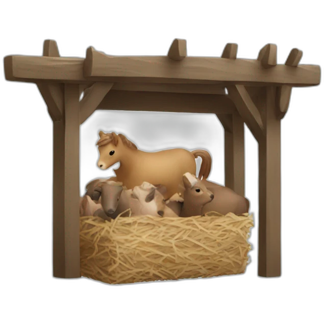 christmas manger emoji