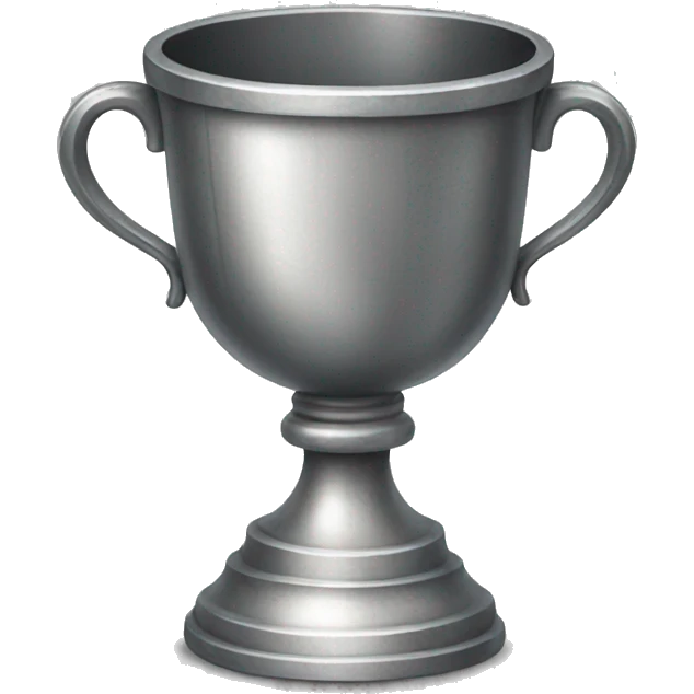 detailed silver chalice emoji