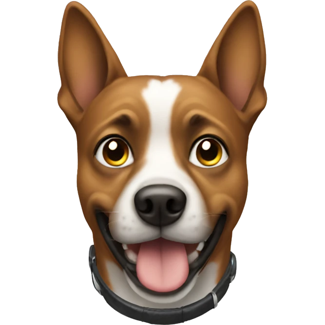 Dog driving emoji