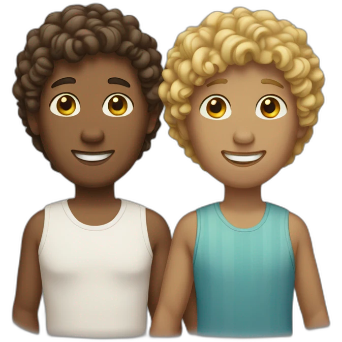 gay-couple,-1-with-curly-brown-hair-,and-1-with-short-blond-hair. emoji