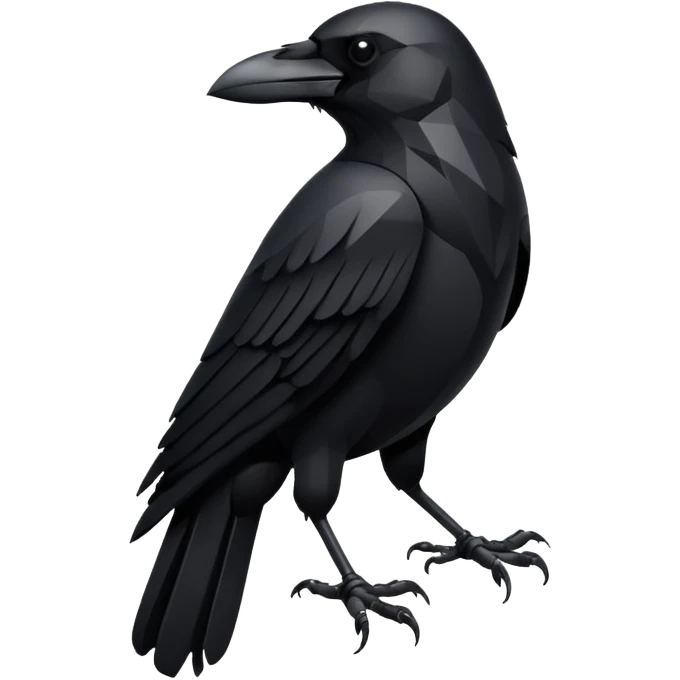 crow symbol tatto emoji