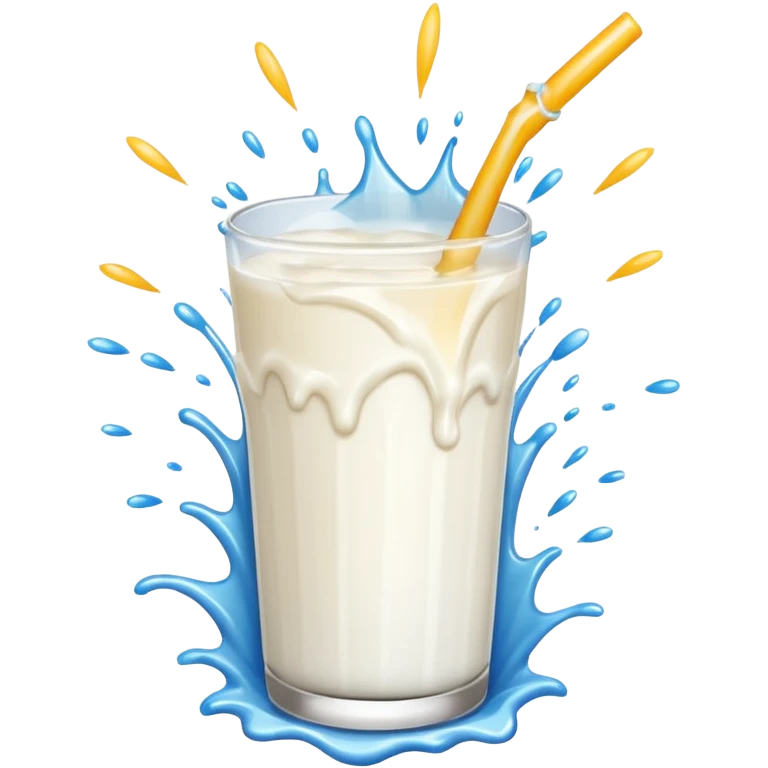 Milk firworks emoji