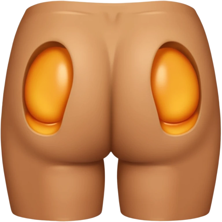 make a butt
 emoji