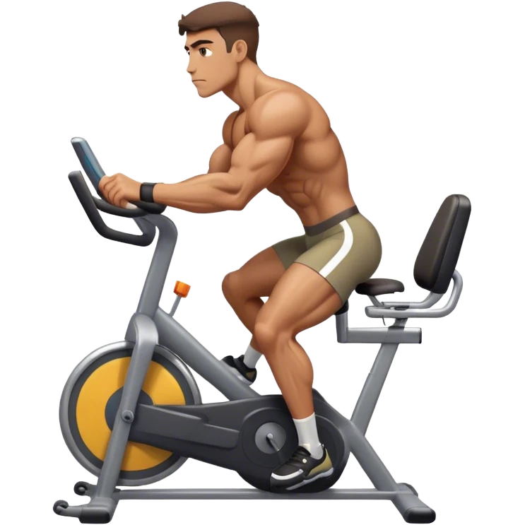 buff guy stationary bike emoji