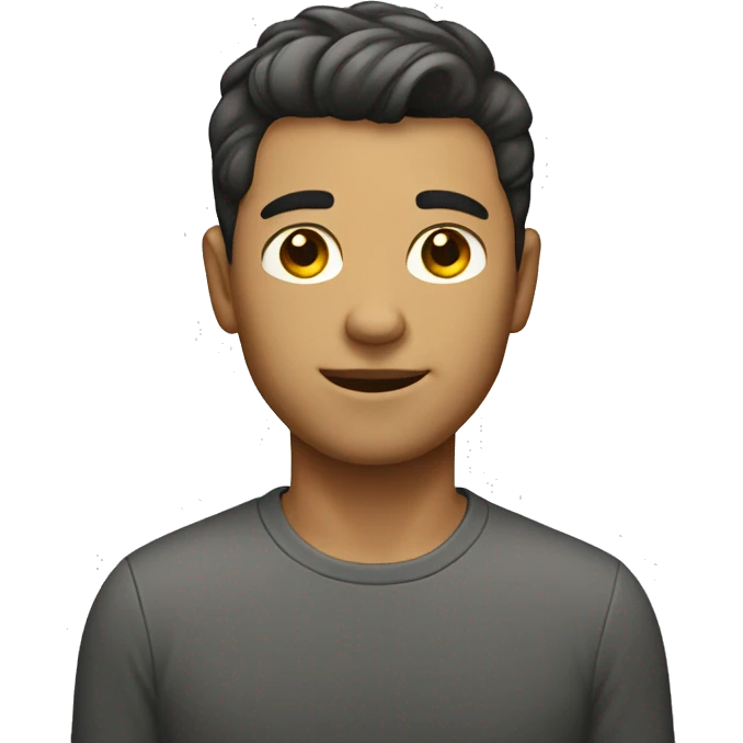 Man with short back and sides emoji