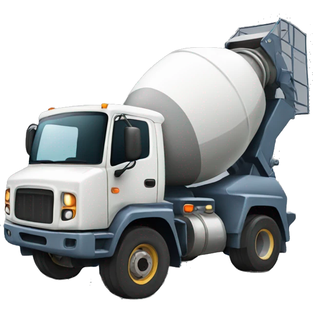 Concrete mixer emoji