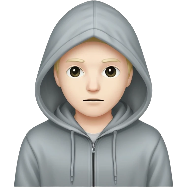 computer hacker with hoodie emoji