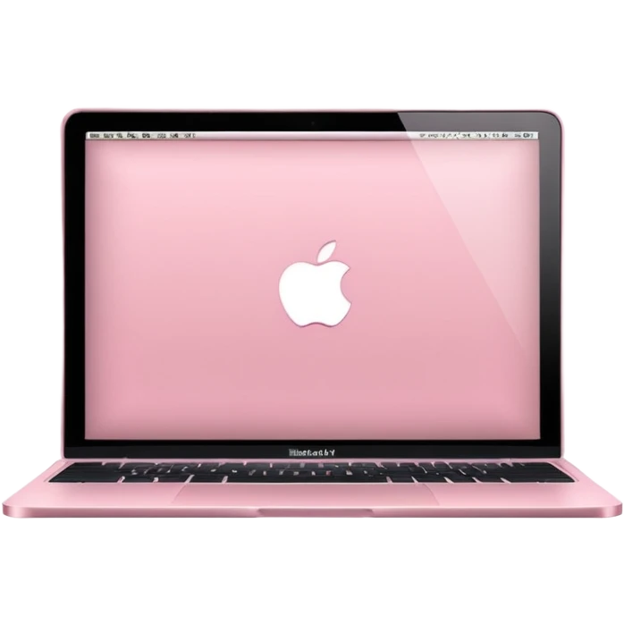 baby pink macbook  emoji