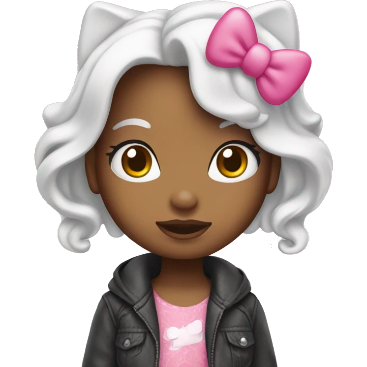 hello kitty girl emoji
