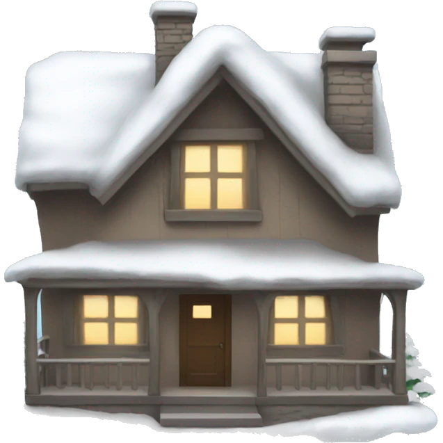 Winter home emoji