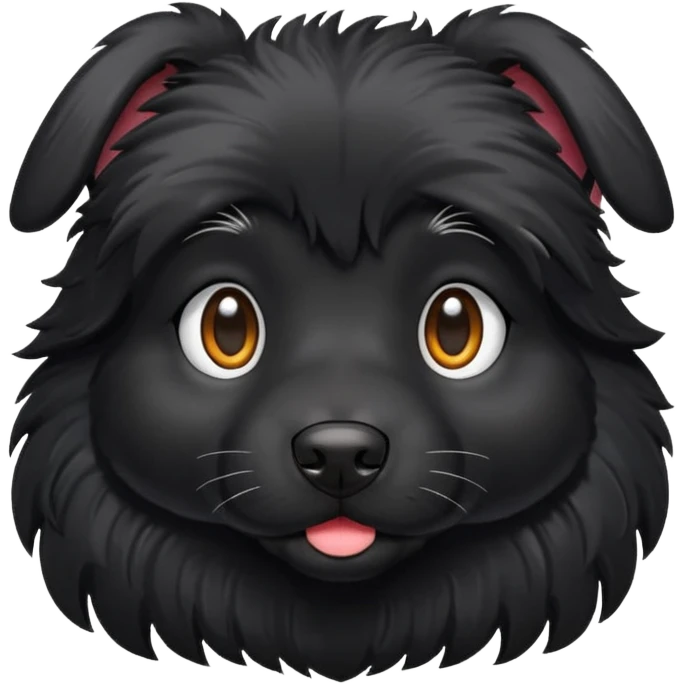 Cachorro preto emoji