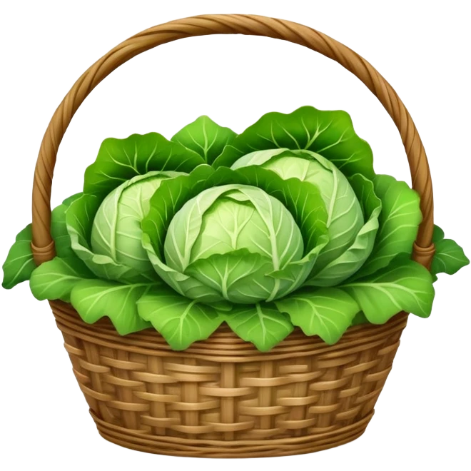 cabbage in basket emoji