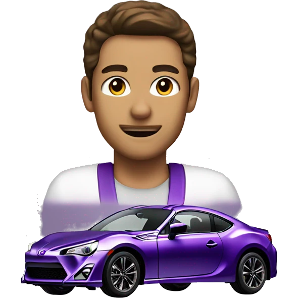 purple toyota gt86 emoji