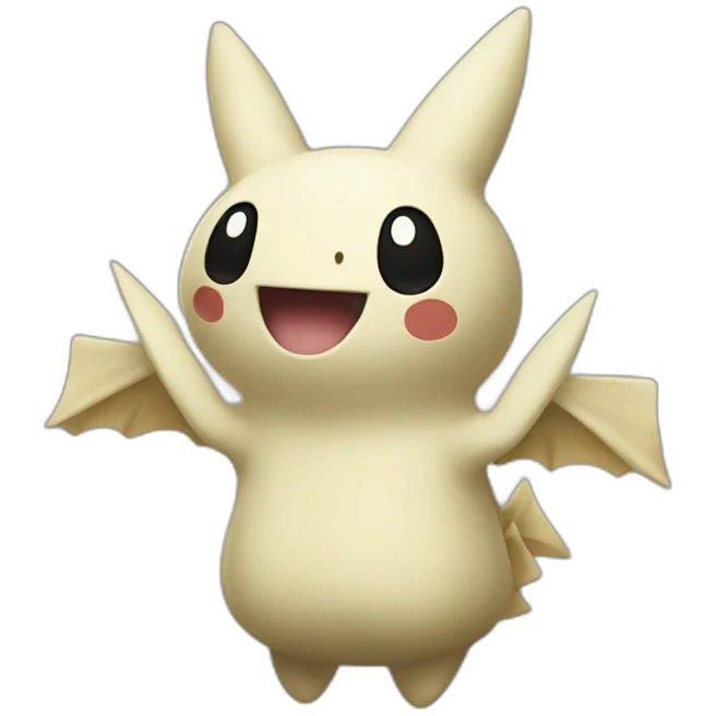 Mimikyu the pokemon cheering emoji