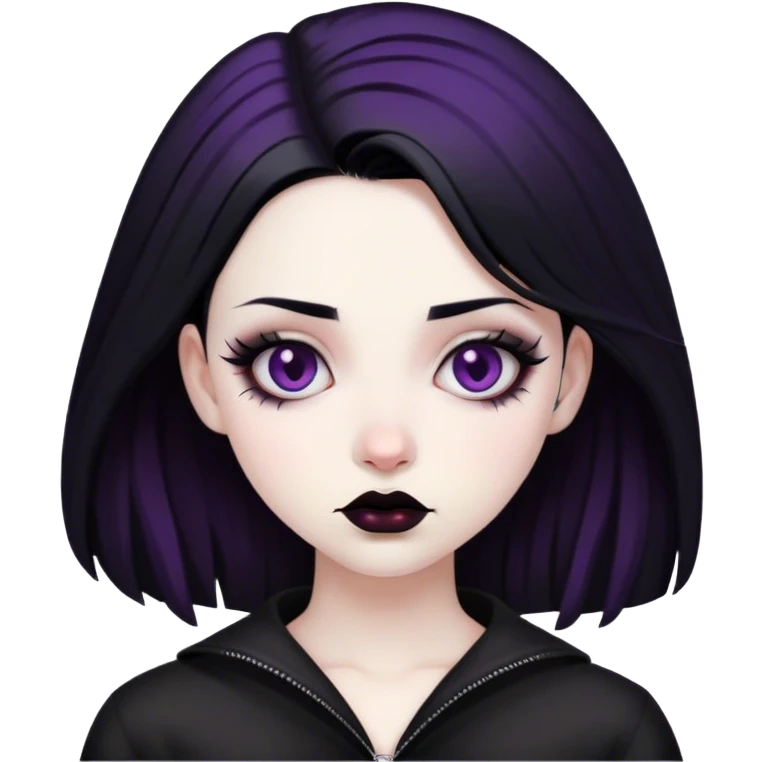 goth girl emoji