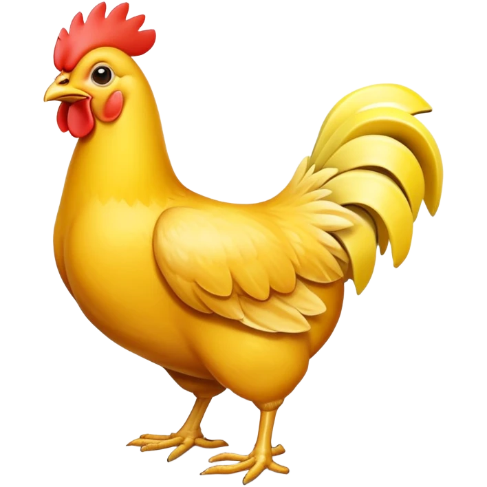 chicken banana emoji