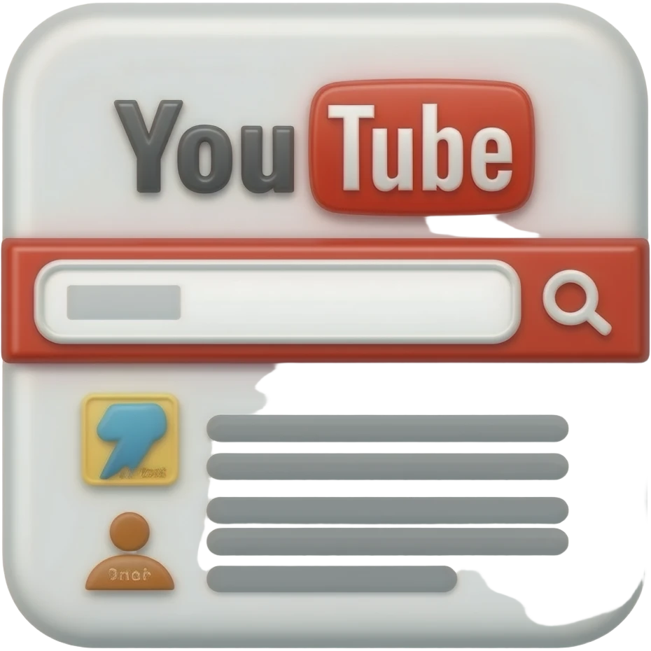 youtube transcript search emoji