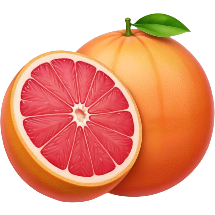 Two grapefruits emoji