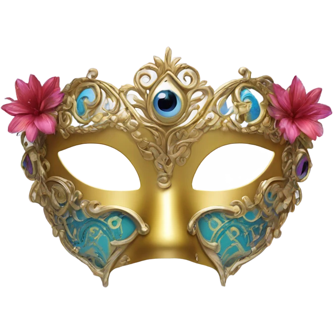 Masquerade eye mask emoji