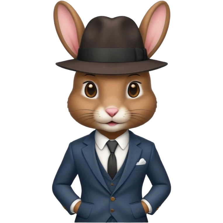 gangster rabbit emoji