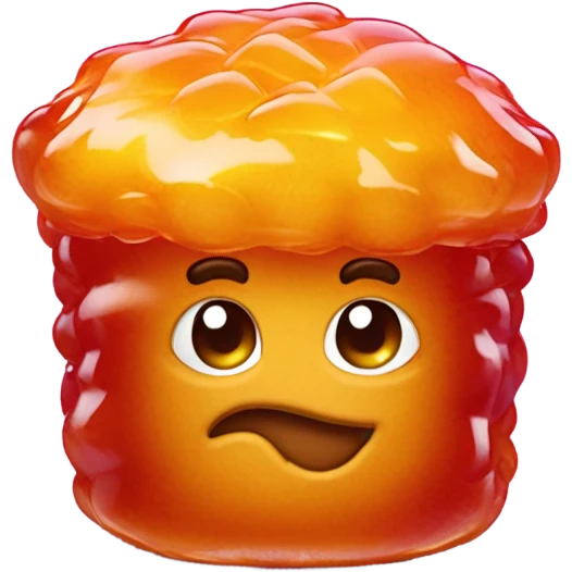 Jelly on a tater tot emoji