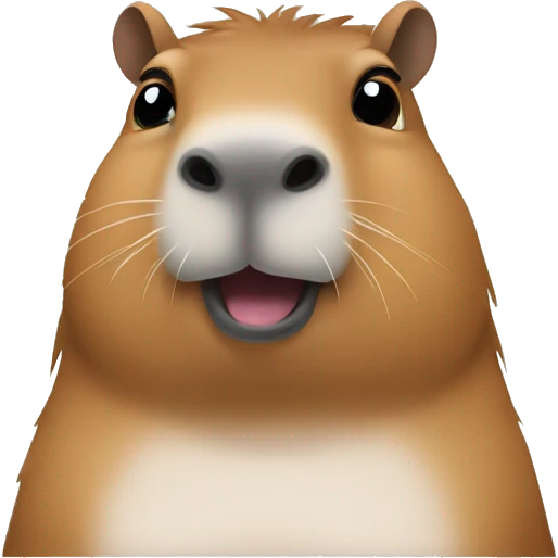 Cute Capybara  emoji