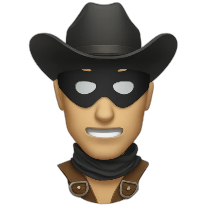 phantom mask cowboy emoji