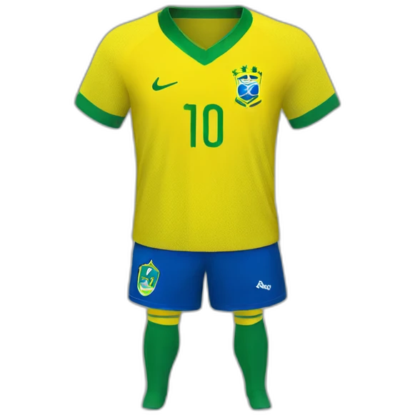 brazil football jersey emoji