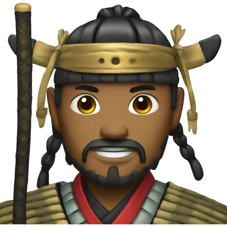 funny samurai emoji