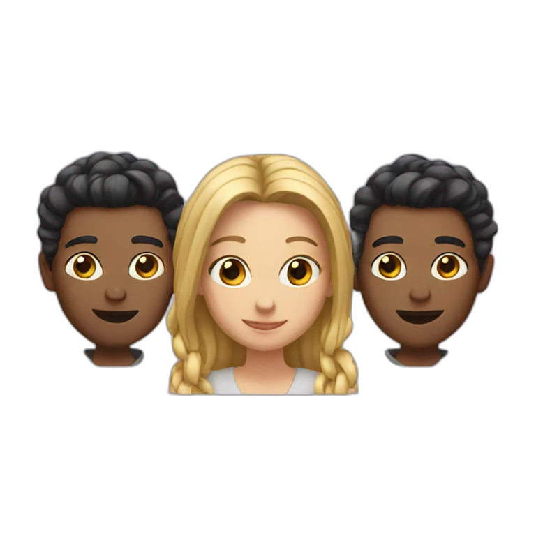 three emoji