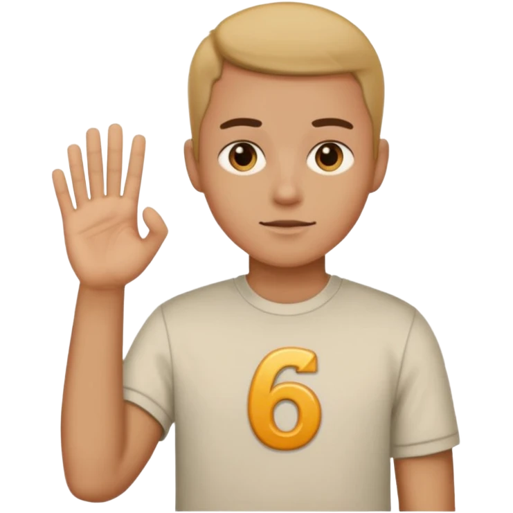 🤷🏻‍♂️6️⃣7️⃣ emoji