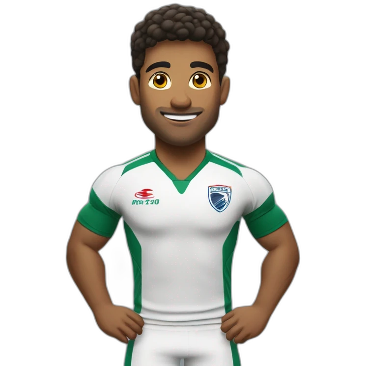 Killian M’bappé playing rugby emoji
