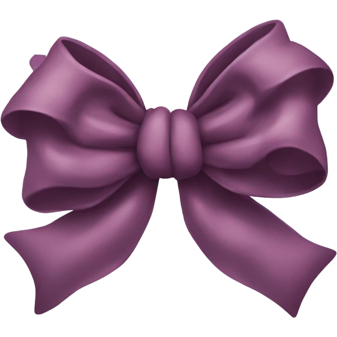 curly bow emoji