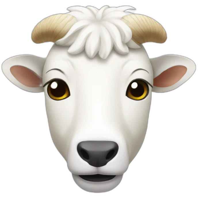 Chèvre moaï emoji