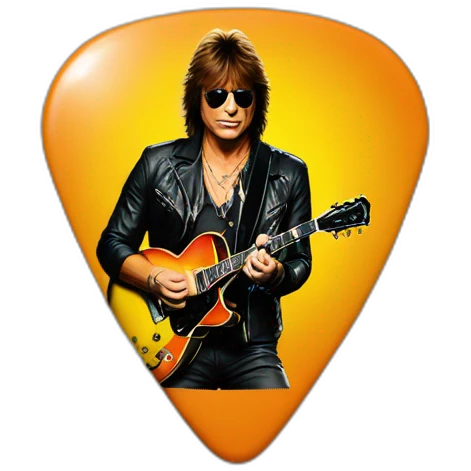 Richie sambora logo guitar pick emoji