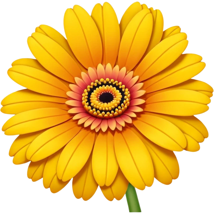 Gerbera amarillo  emoji