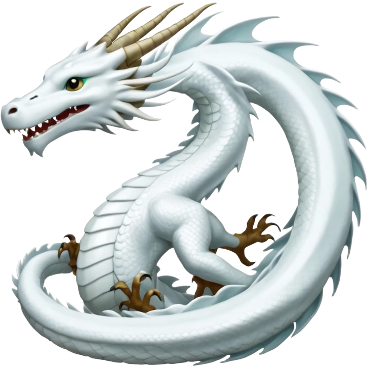 Haku the white dragon from “Spirited Away” emoji