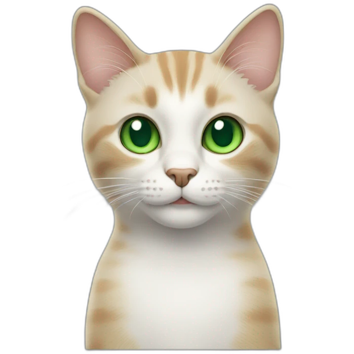 cat with green eyes thumbs up emoji
