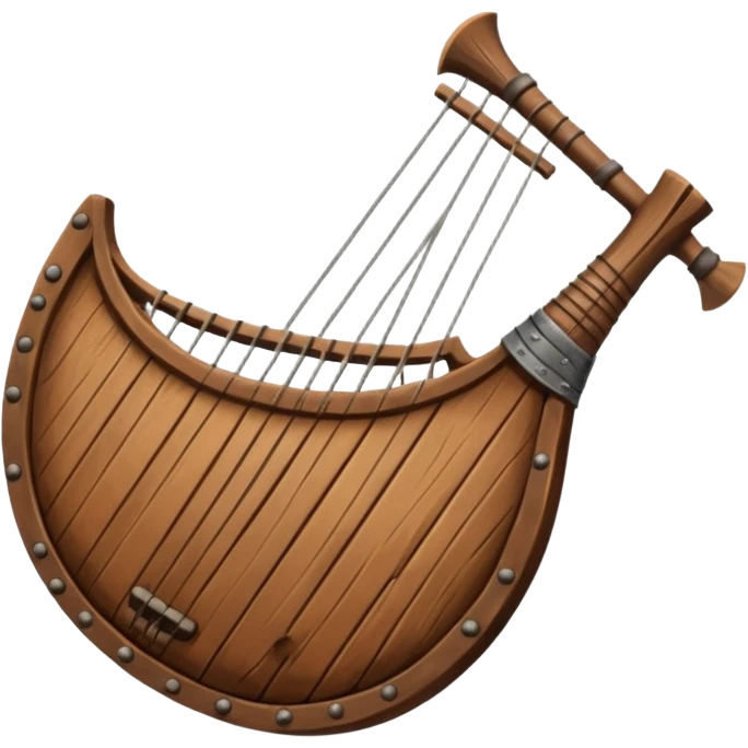 ancient Viking musical instrument emoji