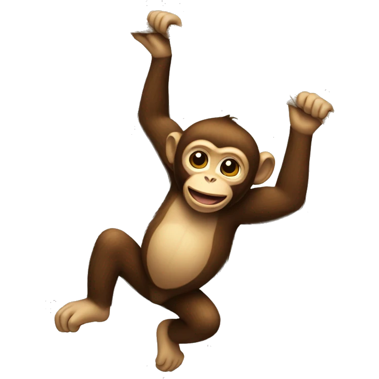 monkey swinging emoji
