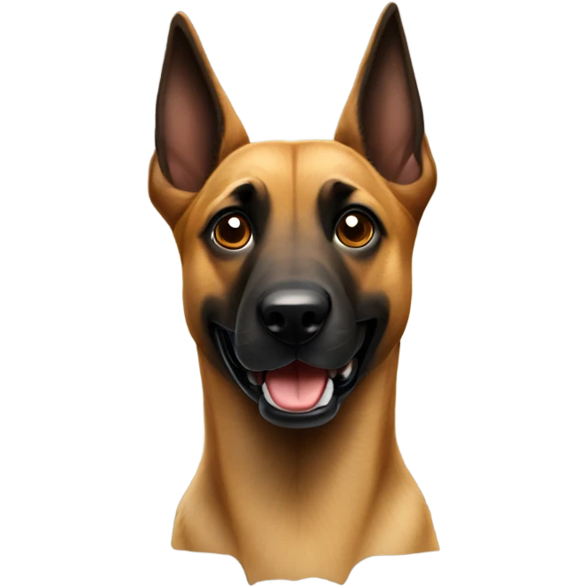 Belgian malinois dog emoji